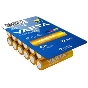 Varta Pile Longlife AA 12 Pièce/s Varta Pile Longlife AA 12 Pièce/s