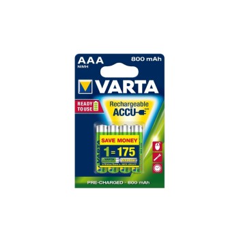 Varta Accumulateur 4x AAA 800mAh 800 mAh Varta Accumulateur 4x AAA 800mAh 800 mAh