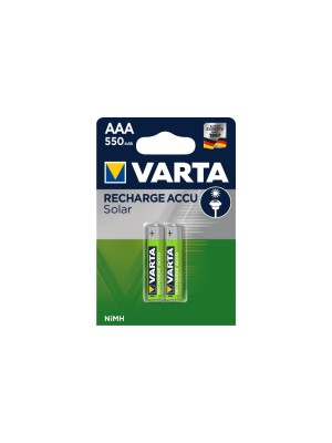 VARTA accu Solar AAA 550mAh 2er Blister VARTA accu Solar AAA 550mAh 2er Blister