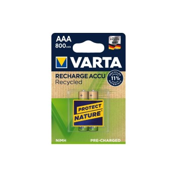 Varta Accumulateur Recharge Accu Recycled AAA 800mAh 800 mAh Varta Accumulateur Recharge Accu Recycled AAA 800mAh 800 mAh