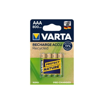 Varta Accumulateur Rechage Accu Recycled AAA 800 mAh 800 mAh Varta Accumulateur Rechage Accu Recycled AAA 800 mAh 800 mAh