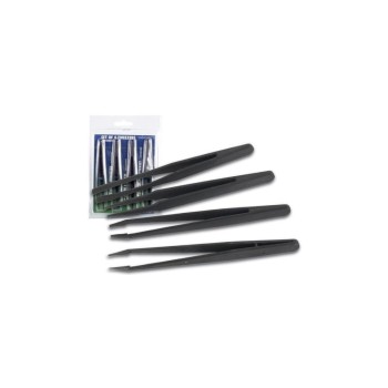 Velleman Set de 4 brucelles - non-conductrices Velleman Set de 4 brucelles - non-conductrices