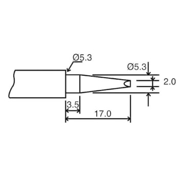Velleman Ersatzspitze BIT C10N4, pour VTSSC10N-20N-30N Velleman Ersatzspitze BIT C10N4, pour VTSSC10N-20N-30N