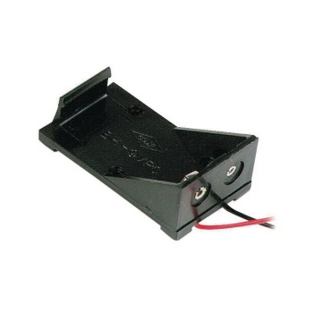 Velleman BH9V Batteriehalter 1x 9V Block, mit Lötanschlusscâble Velleman BH9V Batteriehalter 1x 9V Block, mit Lötanschlusscâble