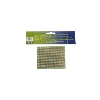 Velleman Carte europe ECL1/2, bande à souder, 100x80mm, FR-4, simple-face Velleman Carte europe ECL1/2, bande à souder, 100x80mm, FR-4, simple-face