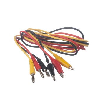 Velleman Prüfspitzen TLM3, Kroko pour BAN, 3 Messleitungen, longueur 0.90m Velleman Prüfspitzen TLM3, Kroko pour BAN, 3 Messleitungen, longueur 0.90m