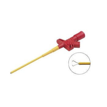 Velleman HM6410S Klemmprüfspitze rouge , 4mm-Buchse, Schraubanschluss, Kleps 2600 Velleman HM6410S Klemmprüfspitze rouge , 4mm-Buchse, Schraubanschluss, Kleps 2600