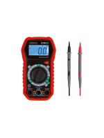 Velleman DVM010 CAT III 600 V, écran LCD, noir/rouge