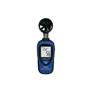 Velleman DEM400 Hand-Windmesser, m/s, ft/min, mph, km/h and Knoten, øC, øF Velleman DEM400 Hand-Windmesser, m/s, ft/min, mph, km/h and Knoten, øC, øF