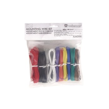 Velleman Assortiment de fils de cablage, 60m, 10 couleurs, ame monobrin Velleman Assortiment de fils de cablage, 60m, 10 couleurs, ame monobrin