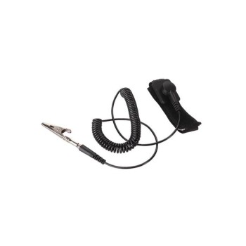 Bracelet Velleman AS2N ESD, avec câble, 1 MOhm noir, dimensions: 2 x 23cm Bracelet Velleman AS2N ESD, avec câble, 1 MOhm noir, dimensions: 2 x 23cm