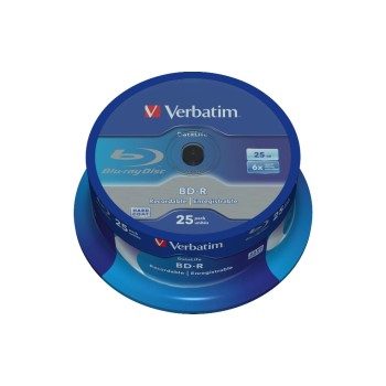 Verbatim  BD-R 6x Single Layer 25GB, 25er Spindel nicht printable Verbatim  BD-R 6x Single Layer 25GB, 25er Spindel nicht printable