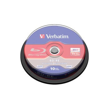 Verbatim BD-RE 2x SL. rewrite, 25GB, Blu Ray, 10er cake Verbatim BD-RE 2x SL. rewrite, 25GB, Blu Ray, 10er cake