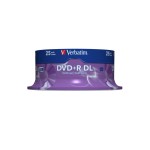 Verbatim DVD+R 8x Double Layer 8.5GB,25er S, mit Logo / Double Layer
