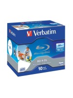 Verbatim BD-R 6x Dual Layer 50GB 10 Pck, Blu-ray Scratchguard plus, bedruckbar