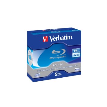 Verbatim BD-R 6x Dual Layer 50GB 5 Pck, Blu-ray, Scratchguard plus Verbatim BD-R 6x Dual Layer 50GB 5 Pck, Blu-ray, Scratchguard plus