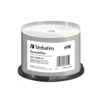 Verbatim CD-R 52x 80Min/700MB 50-Spindel, bedruckbar  o.Logo