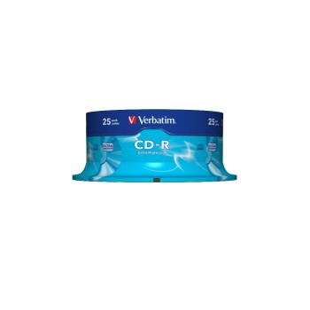 Verbatim CD-R 52x 80Min/700MB cake 25x, speed 52x, non pintable/with logo Verbatim CD-R 52x 80Min/700MB cake 25x, speed 52x, non pintable/with logo