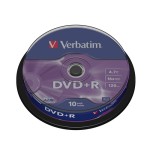 Verbatim DVD+R Medien 4.7GB, 16x,10 fuseau