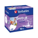 Verbatim DVD+R 4.7 GB, boîte à bijoux (10 Pièce/s)