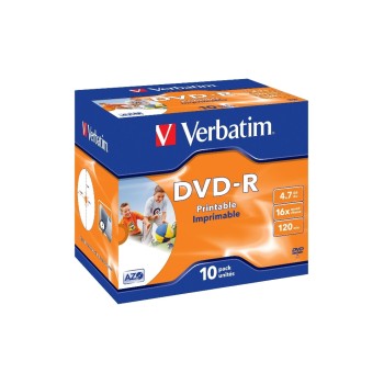 Verbatim DVD-R Medien 4.7GB,16x,pack of 10 Verbatim DVD-R Medien 4.7GB,16x,pack of 10