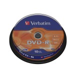 Verbatim DVD-R Medien 4.7GB,16x,10er Spind
