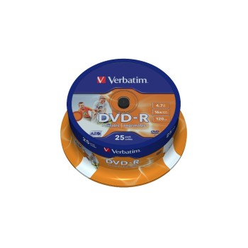 Verbatim DVD-R Medien 4.7GB,16x,25er Spind Verbatim DVD-R Medien 4.7GB,16x,25er Spind