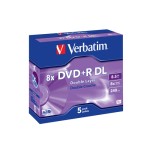 Verbatim DVD+R 8x Double Layer 8.5GB,5P.