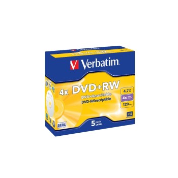 Verbatim DVD+RW 4x4.7GB 5er Pack Verbatim DVD+RW 4x4.7GB 5er Pack
