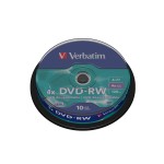 Verbatim DVD-RW 4.7GB, pack de 10 fuseau