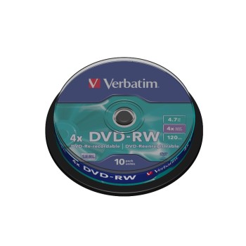 Verbatim DVD-RW 4.7GB, pack of 10 cake Verbatim DVD-RW 4.7GB, pack of 10 cake