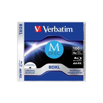 Verbatim BD-R M-Disc 100 GB, boîte à bijoux (1 Pièce/s) Verbatim BD-R M-Disc 100 GB, boîte à bijoux (1 Pièce/s)