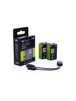 Verico LoopEnergy 9V-Block, 500mAh, USB-C Anschluss, 2 Stück