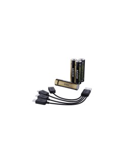 Verico LoopEnergy PRO AA, USB-C, 2220mAh, 1.5V 3330mWh, 2220mAh, Akku Li-Ion, 4 Stk Verico LoopEnergy PRO AA, USB-C, 2220mAh, 1.5V 3330mWh, 2220mAh, Akku Li-Ion, 4 Stk