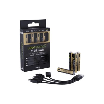 Verico Batterie LoopEnergy Pro 750 mAh, 4 Pièce/s Verico Batterie LoopEnergy Pro 750 mAh, 4 Pièce/s