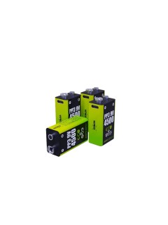 Verico LoopEnergy 9V-Block, USB-C, 500mAh, 9.0V 4500mWh, Akku Li-Ion, 4 Stk Verico LoopEnergy 9V-Block, USB-C, 500mAh, 9.0V 4500mWh, Akku Li-Ion, 4 Stk