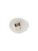 Verive Assiettes jetables ovale canne à sucre 20 cm 1 paquet de 50 pièces