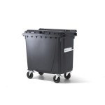 Verwo Conteneur en plastique avec couvercle 770 l, Anthracite