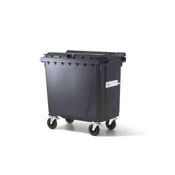 Verwo Kunststoffcontainer 770l, Anthrazit, mit Deckel Verwo Kunststoffcontainer 770l, Anthrazit, mit Deckel