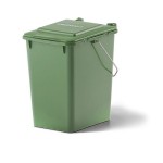 Verwo Seau à compost Avec couvercle 10 l, vert