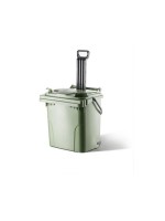 Verwo Kunststoffbehälter 40l, Grün, mit Deckel