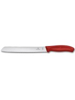 Victorinox Couteau à pain Swiss Classic Rouge/Argenté