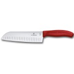 Victorinox Couteau santoku Swiss Classic Rouge/Argenté