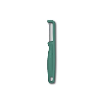 Victorinox Sparschäler Iota, Zackenschliff, zweischneidig, grün Victorinox Sparschäler Iota, Zackenschliff, zweischneidig, grün