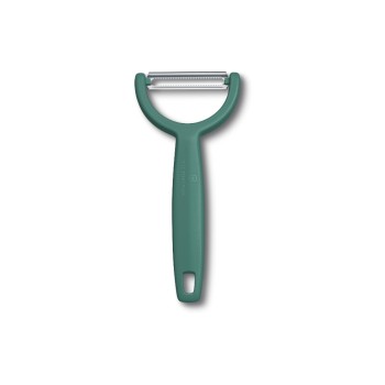 Victorinox Sparschäler Ypso, Zackenschliff, zweischneidig, grün