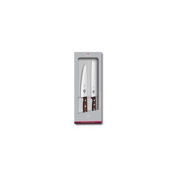 Victorinox Wood Küchenmesser Set, 2-tgl, Brot-/Tranchiermesser Nussbaum Victorinox Wood Küchenmesser Set, 2-tgl, Brot-/Tranchiermesser Nussbaum