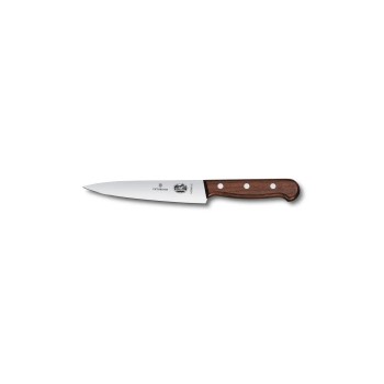 Victorinox Wood Kochmesser 15cm, Nussbaum, breite Klinge