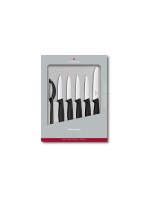 Victorinox Couteau à légumes Swiss Classic 6 pièces, Noir