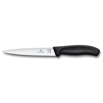 Victorinox Couteau à filet Swiss Classic Noir, 16 cm Victorinox Couteau à filet Swiss Classic Noir, 16 cm