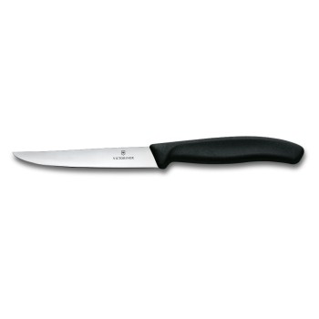 Victorinox Swiss Classic Steakmesser 11cm, 6 Stk. schwarz, PP Polypropylen, 11cm